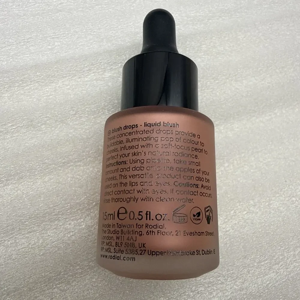 Rodial Blush Drops Sunset Kiss 0.5 fl oz, Moisturising Make Up Blush New *READ